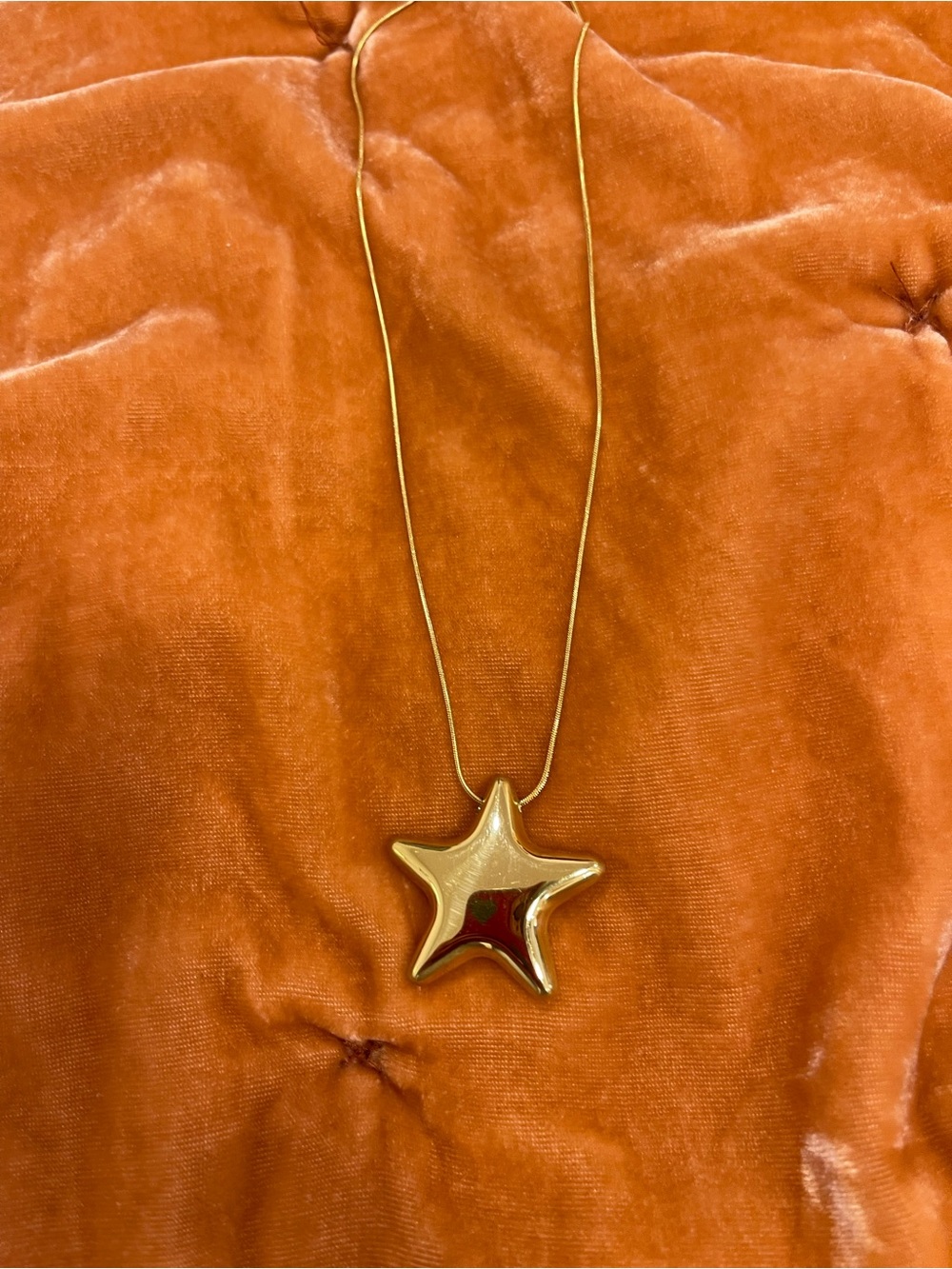 Gold Star Pendant Necklace - Picture 2 of 5
